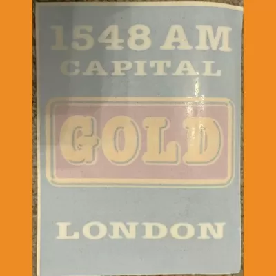 Capital Gold London 1548AM car sticker