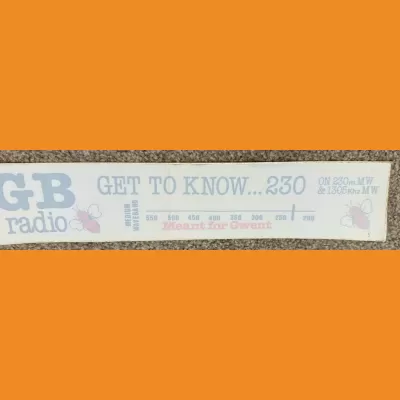 GB Radio "Get To Know...230" car sticker