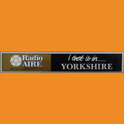 Radio Aire sticker 1984