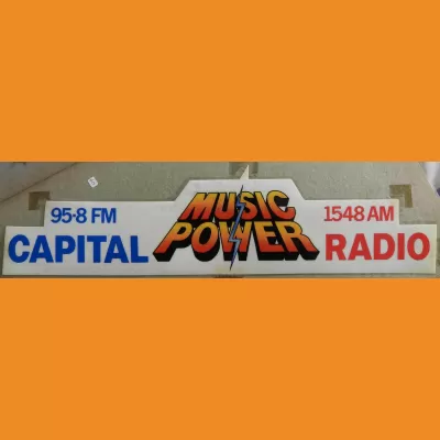 Capital Radio sticker 1986