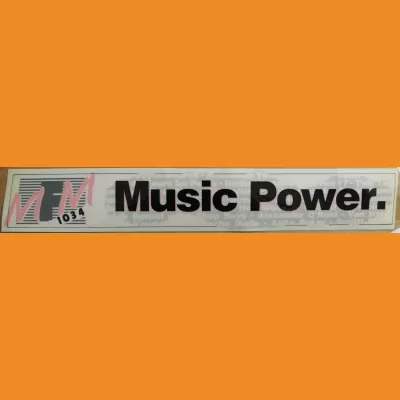 MFM 1034 sticker 1989