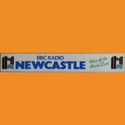 BBC Radio Newcastle sticker 1984
