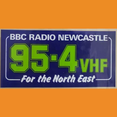 BBC Radio Newcastle sticker 1983