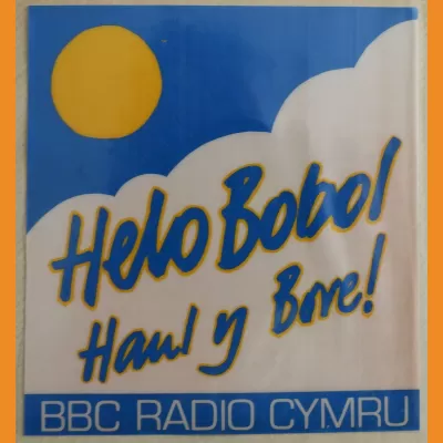 BBC Radio Cymru sticker 1984
