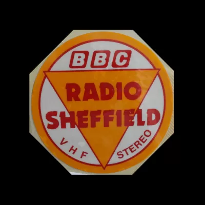 BBC Radio Sheffield sticker 1985