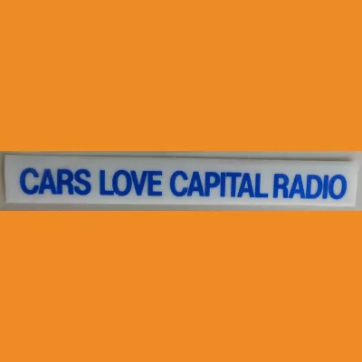 Capital Radio sticker 1986
