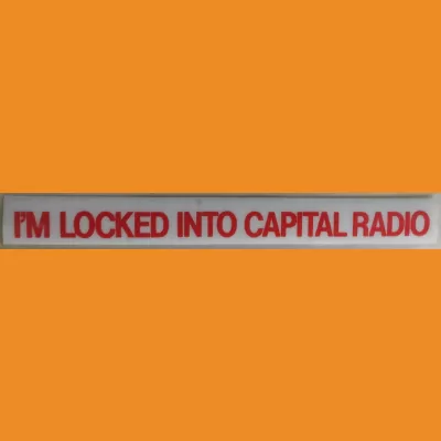Capital Radio sticker 1986