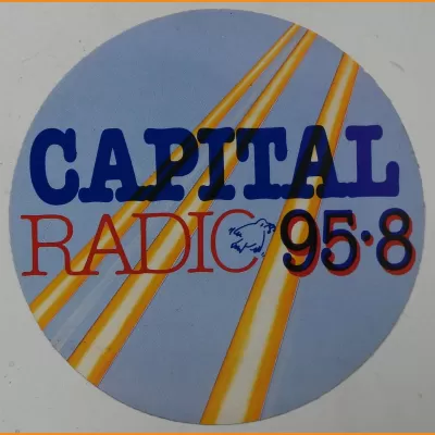 Capital Radio sticker 1986
