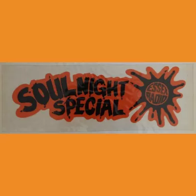 Essex Radio 'Soul Night Special' sticker 1987