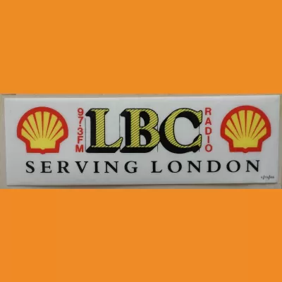 LBC - Shell promotion sticker 1988