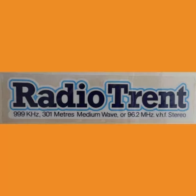 Radio Trent sticker 1986