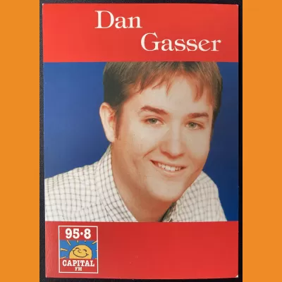 Dan Gasser Capital FM photocard, late 90s