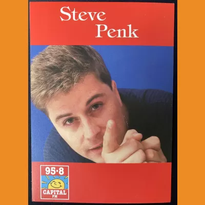 Steve Penk Capital FM photocard late 90s
