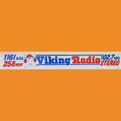 Viking Radio sticker 1984