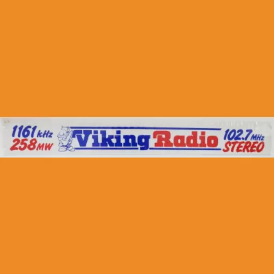 Viking Radio sticker 1986
