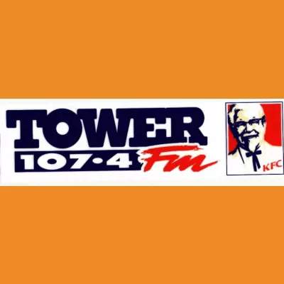 Tower FM / KFC window sticker
