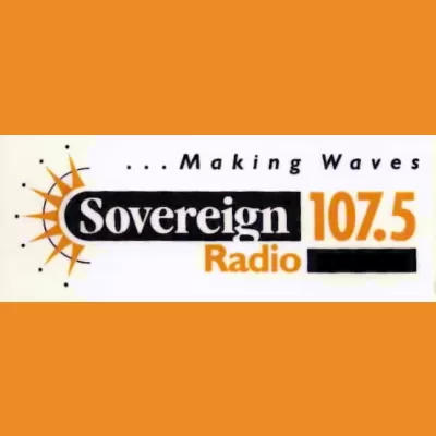 Sovereign Radio "Making Waves" sticker, late 90s