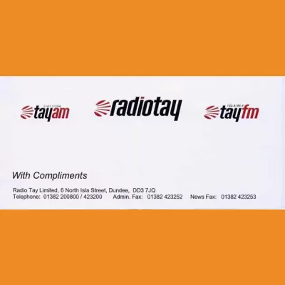 Radio Tay / Tay FM / Tay AM compliments slip, 2000s