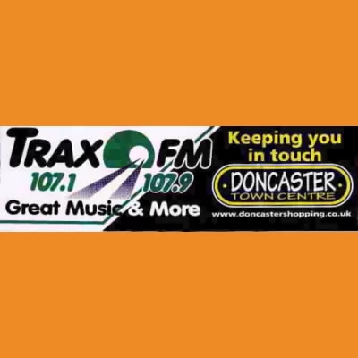 Trax FM / Doncaster Town Centre "Great Music & More" sticker