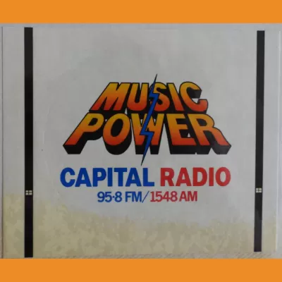 Capital Radio sticker 1989