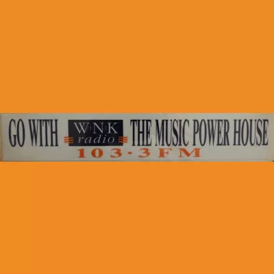 W.N.K. Radio sticker 1989