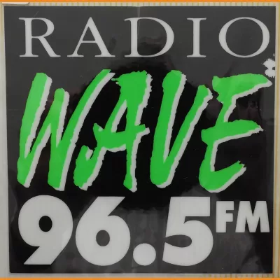 Radio Wave sticker (green) 1992