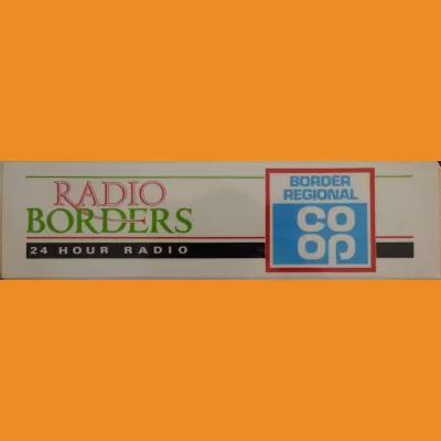 Radio Borders sticker 1990