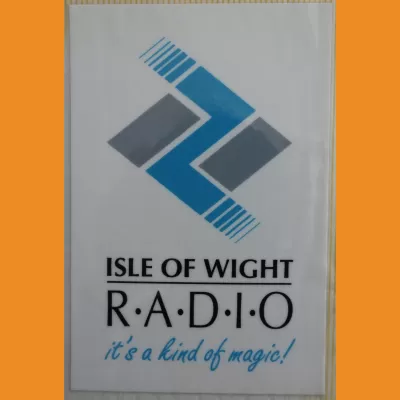 Isle of Wight Radio sticker 1990