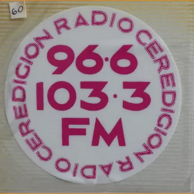 Radio Ceredigion sticker 1993