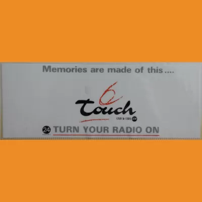 Touch AM sticker 1991