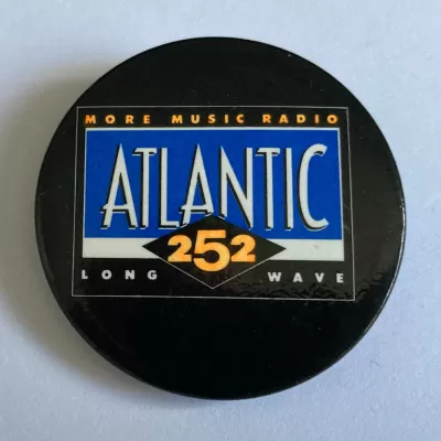 Atlantic 252 90s pin badge