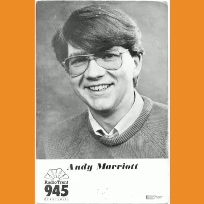 Andy Marriot photocard from Radio Trent 945