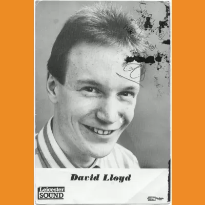 David Lloyd photocard (signed)
