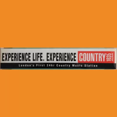 Country 1035 sticker 1994