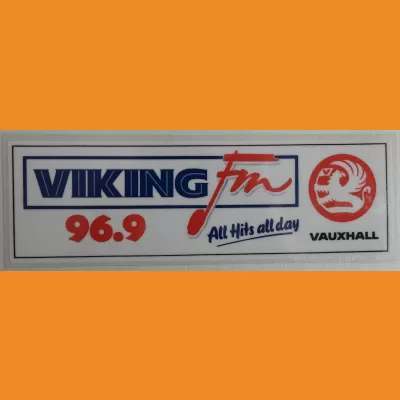 Viking FM sticker 1993