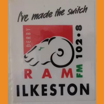 Ram FM Ilkeston sticker 1994
