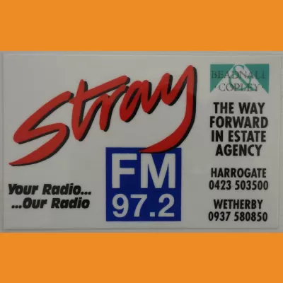 Stray FM sticker - mid 90s