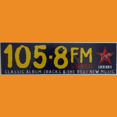 Virgin 105.8 sticker - mid 90s