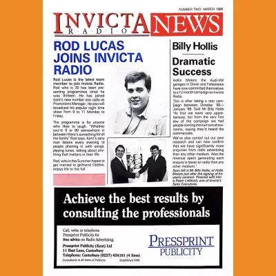Invicta Radio News Edition No. 2 March 1986