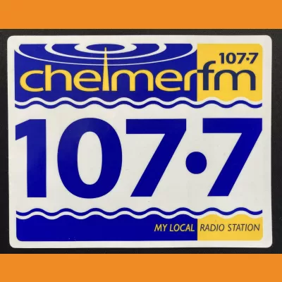 Chelmer FM Chelmsford sticker, early 00s
