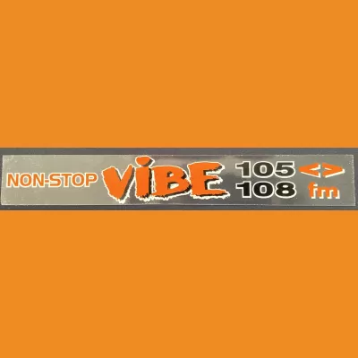 Vibe 105108 FM "Non-stop Vibe" car sticker - early 00s