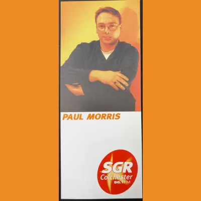 Paul Morris SGR Colchester Photocard, 00s