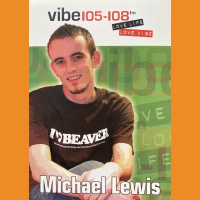 Michael Lewis Vibe FM Photocard, 2000s