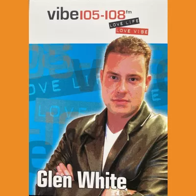 Glen White Vibe FM Photocard, 2000s