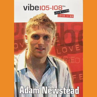 Adam Newstead Vibe FM Photocard, 2000s