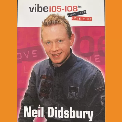 Neil Didsbury Vibe FM Photocard, 2000s