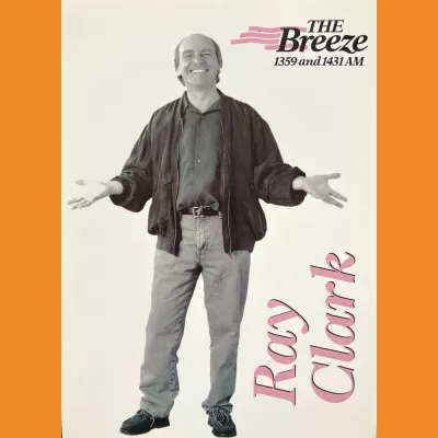 Ray Clark Breeze AM photocard, 1990s