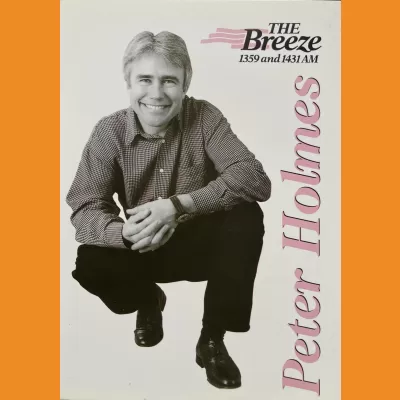 Peter Holmes Breeze AM photocard, 1990s
