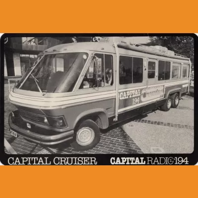 Capital Cruiser Capital Radio photocard, early 80s