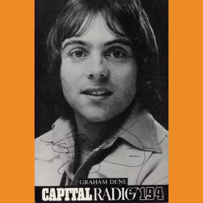 Graham Dene Capital Radio photocard, late 70s